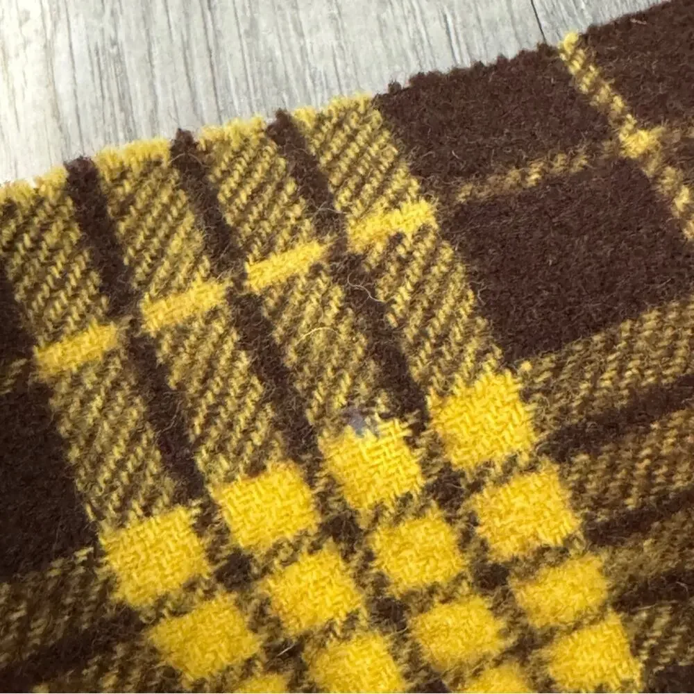Vintage wool plaid
